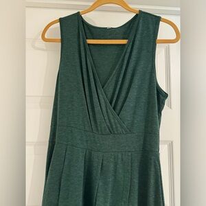 Comfy Dark Green Dress